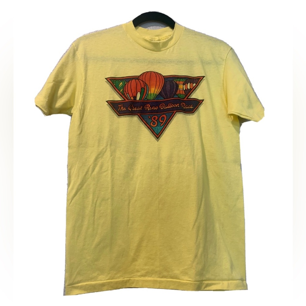 Vintage 1989 The Great Reno Balloon Race Tshirt Size Small